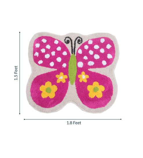 butterfly bath mat