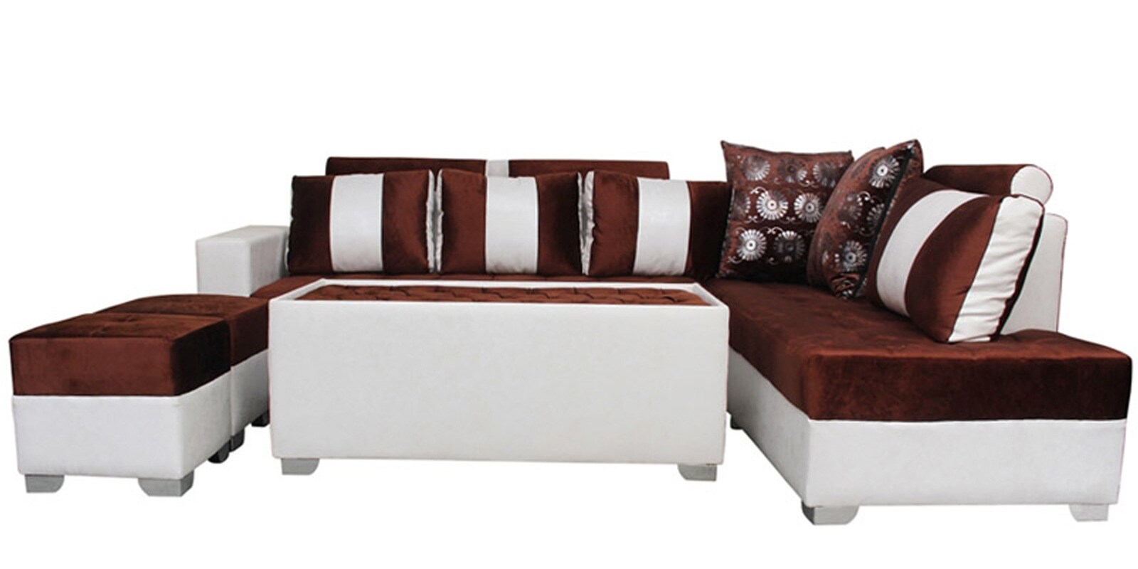 Buy Celestial LHS Seven Seater Sectional Sofa with Centre Table