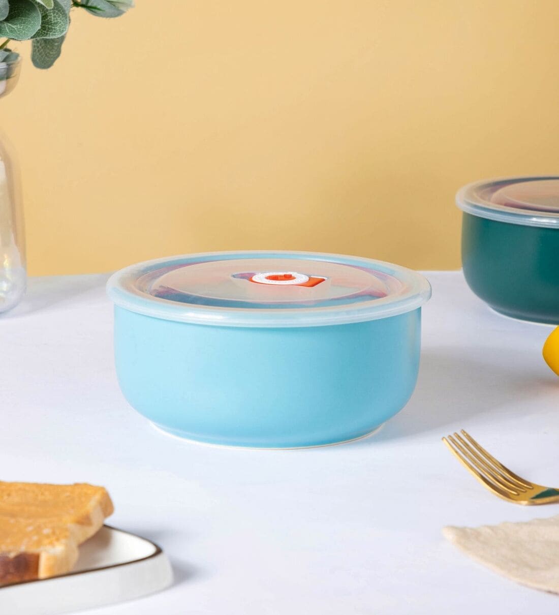 Buy Classic 800ml Blue Ceramic Serving Bowl with Lid at 100 OFF by