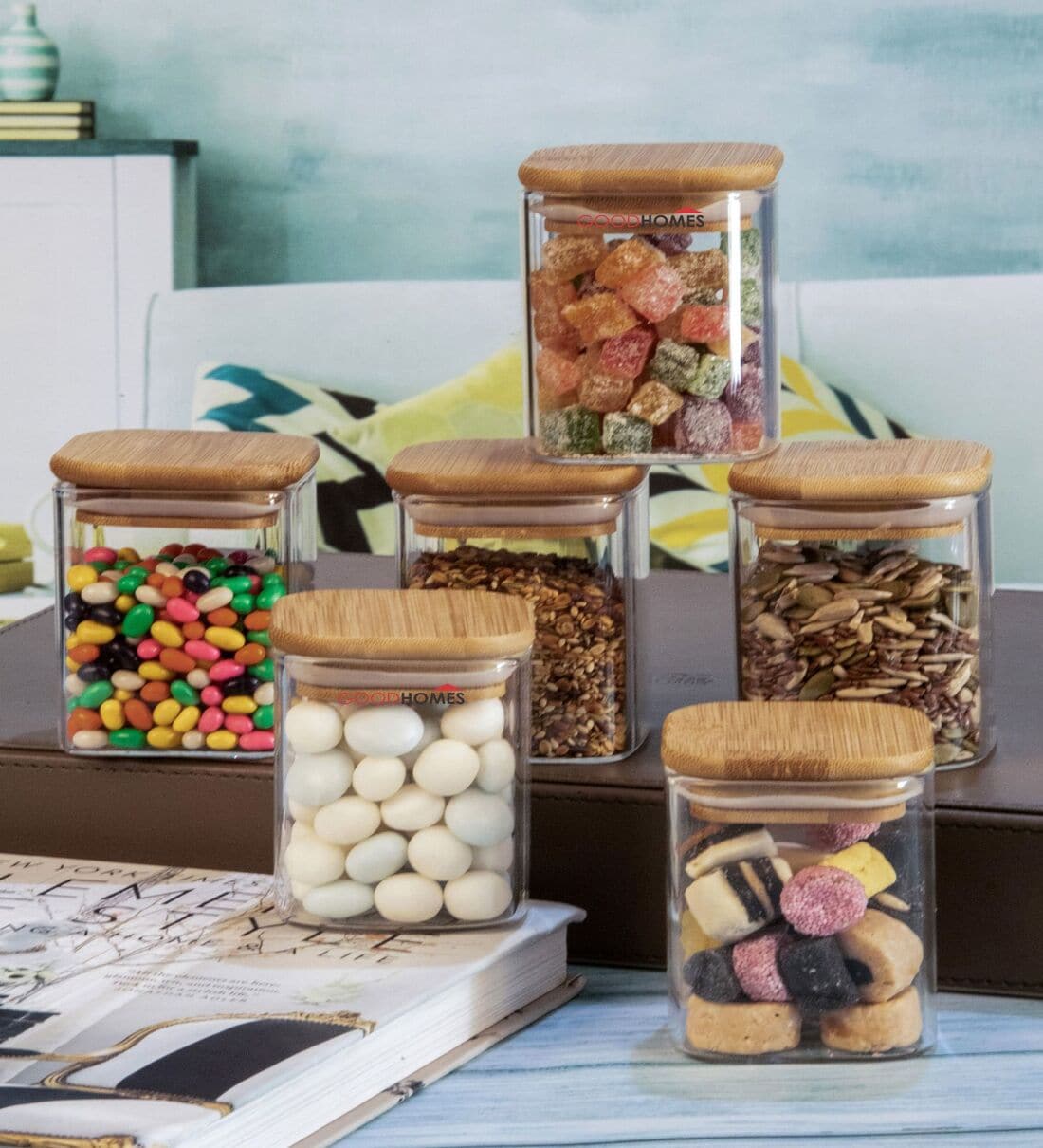 Buy Versatile Glass Storage Container (Set of 2) by Roxx at 48 OFF by