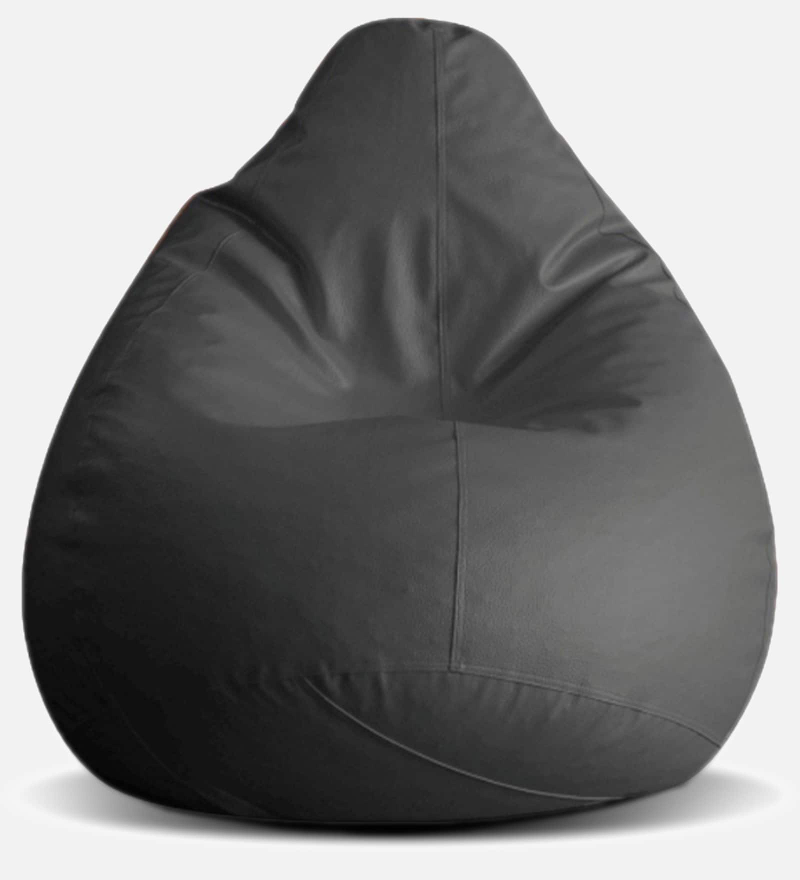 Buy Classic XXL Bean Bag with Beans in Grey Colour Online Bean Bags