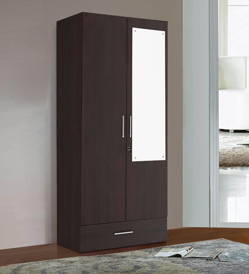 Buy Perth Two Door Wardrobe In Midnight Oak Finish By Unicos