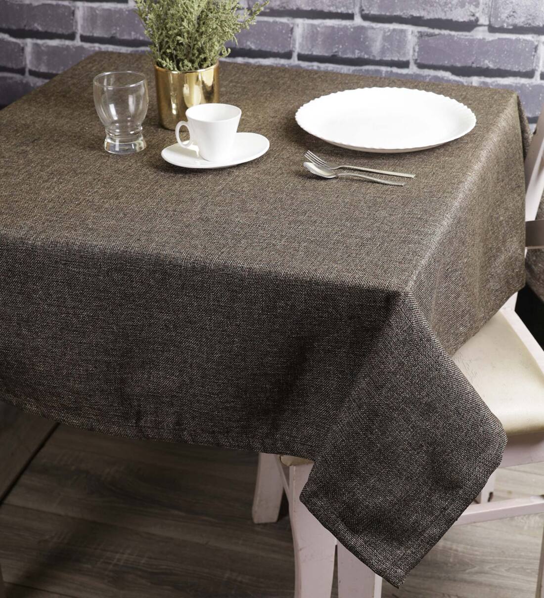 Buy Premium (40x40) Coffee Brown Jute Table Cloth at 81% OFF by The ...