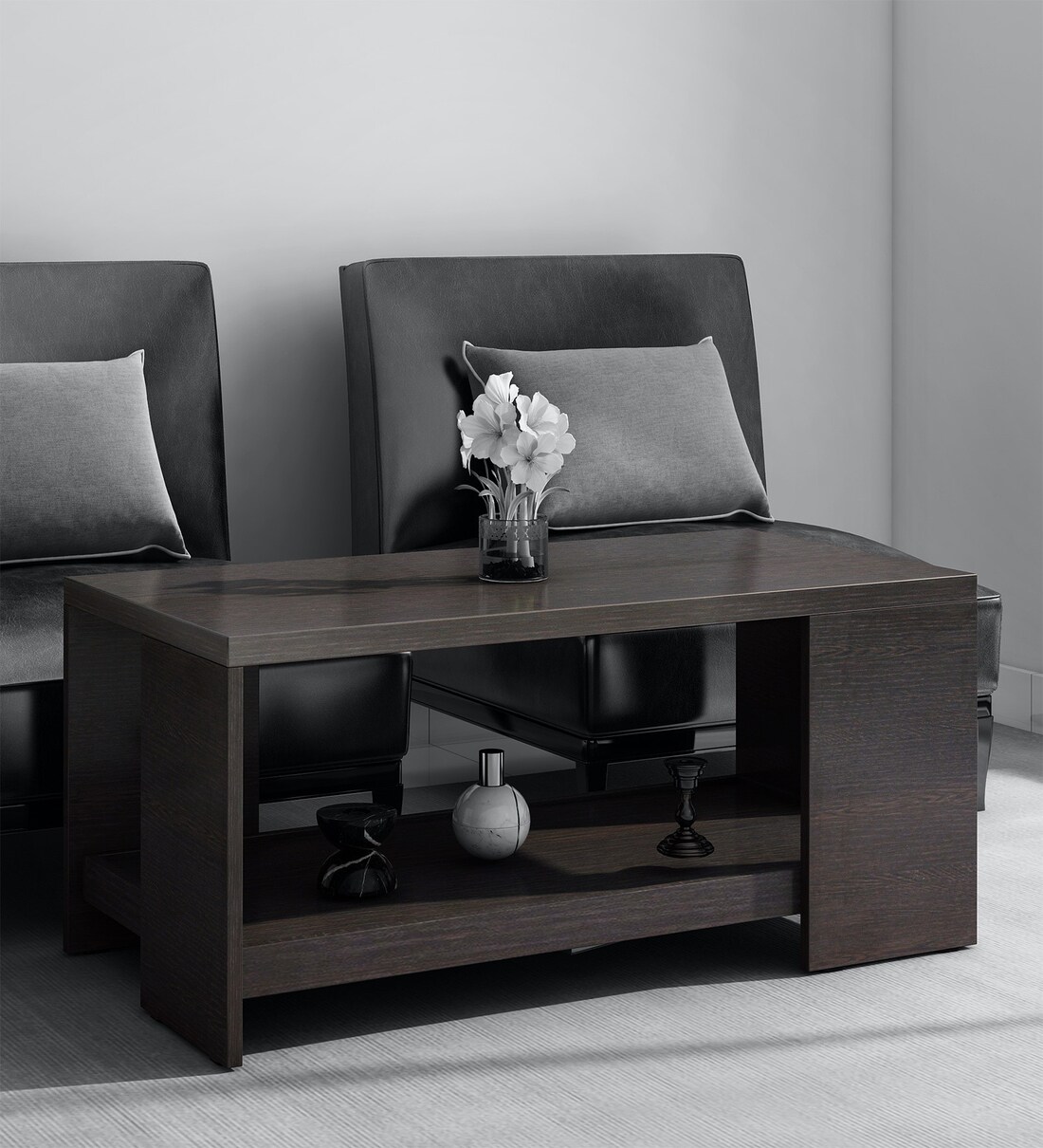Buy Agles Coffee Table in Wenge Colour Online Modern Coffee Tables