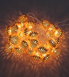 Filligri Gold Diwali String Light