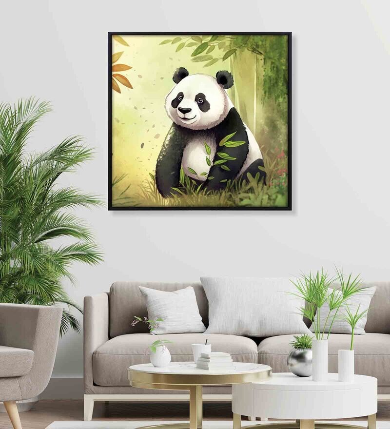 wall panda painting