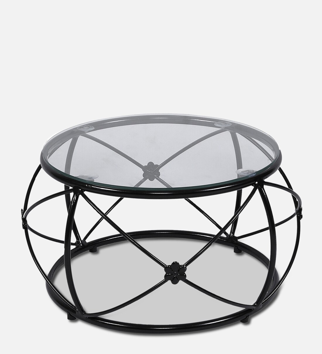 Buy Darcy Round Coffee Table with Glass Top Online Eclectic Coffee Tables Coffee Tables