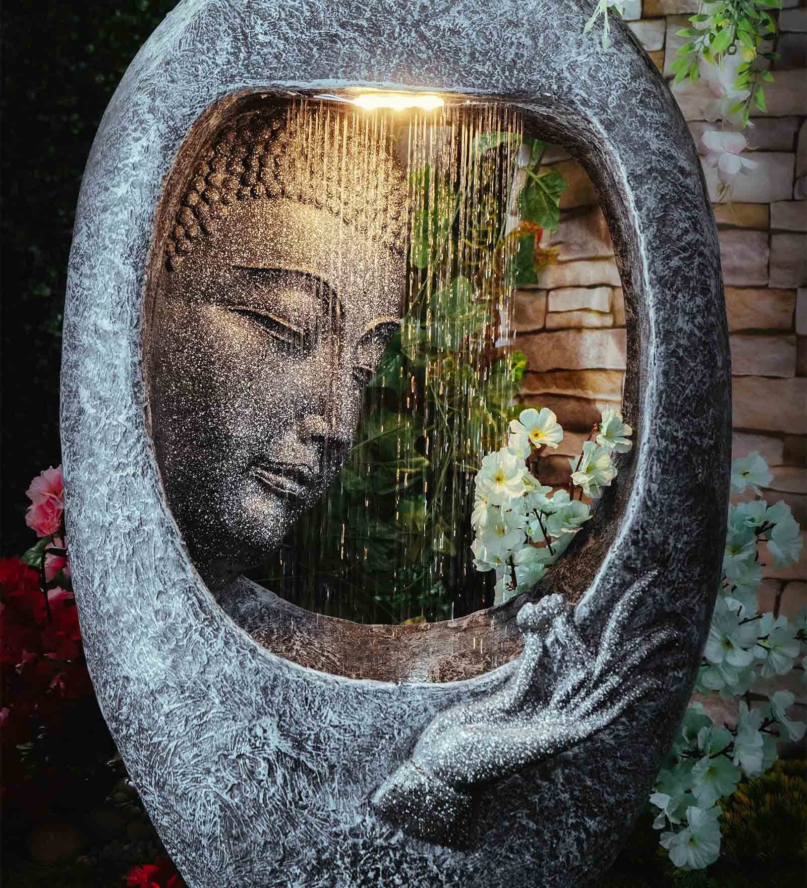 Buy Dark Grey Face Shower Indoor Water Fountain Online Indoor