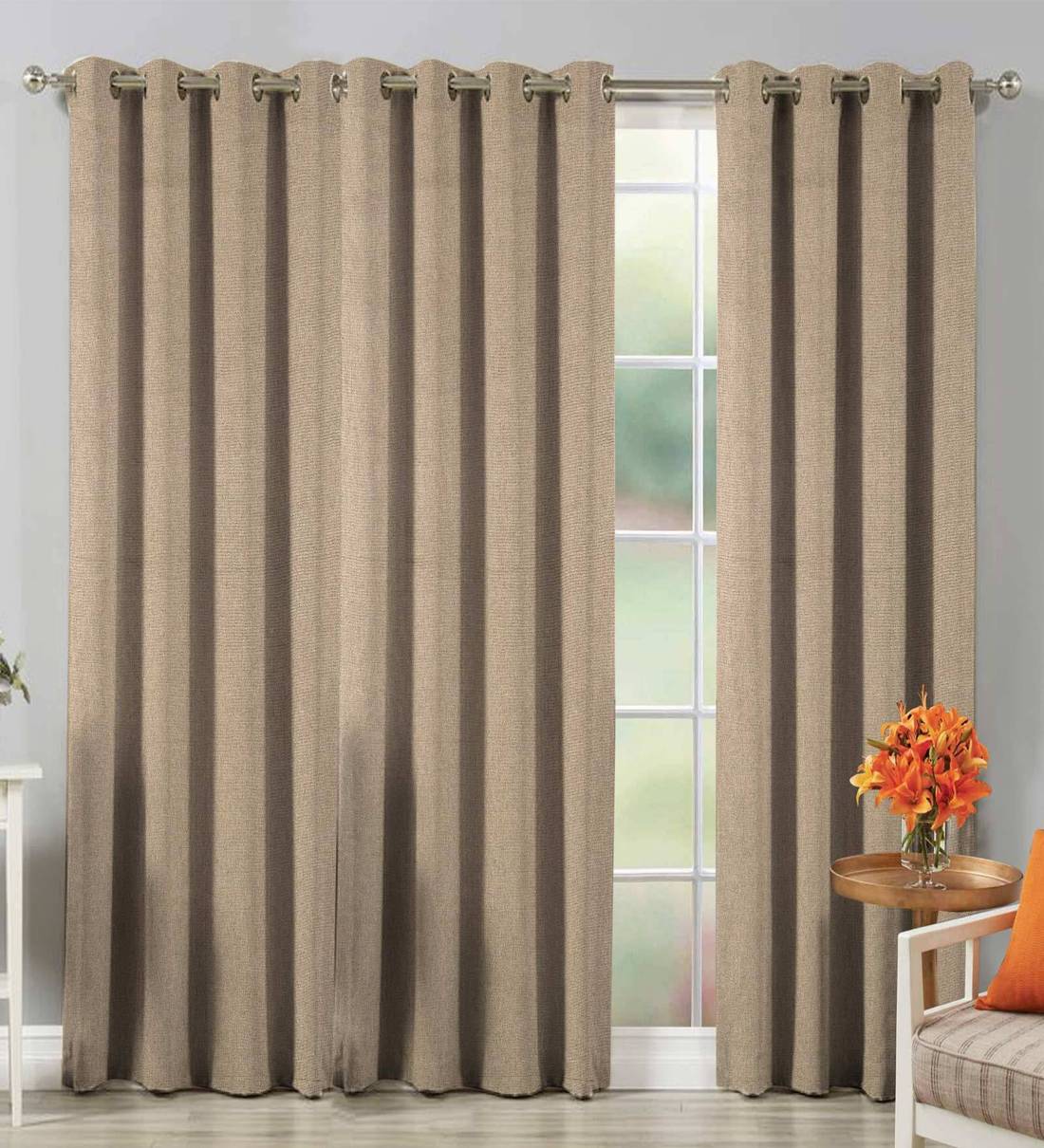 curtain beige color