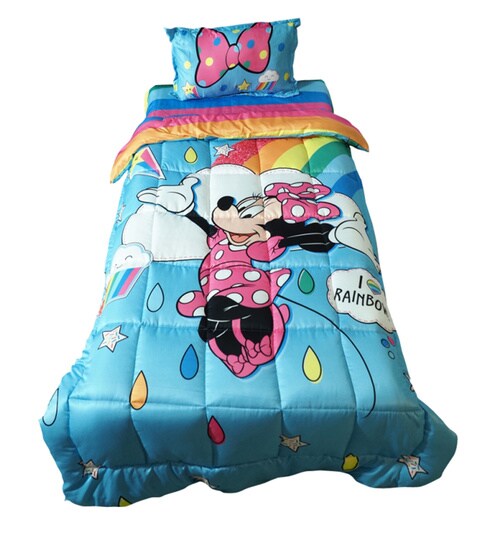 Buy Disney Minnie Mouse Rainbows Comforter Set By Cot Candy