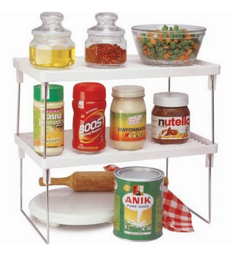 Buy Disha Plastic Folding Rack Single Tier Online Kitchen Racks