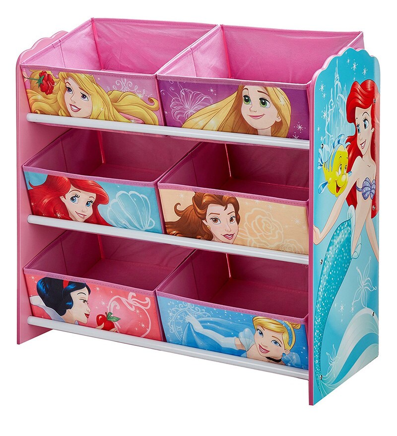 Buy Disney Princess Multi Bin Organiser In Pink By Cot Candy