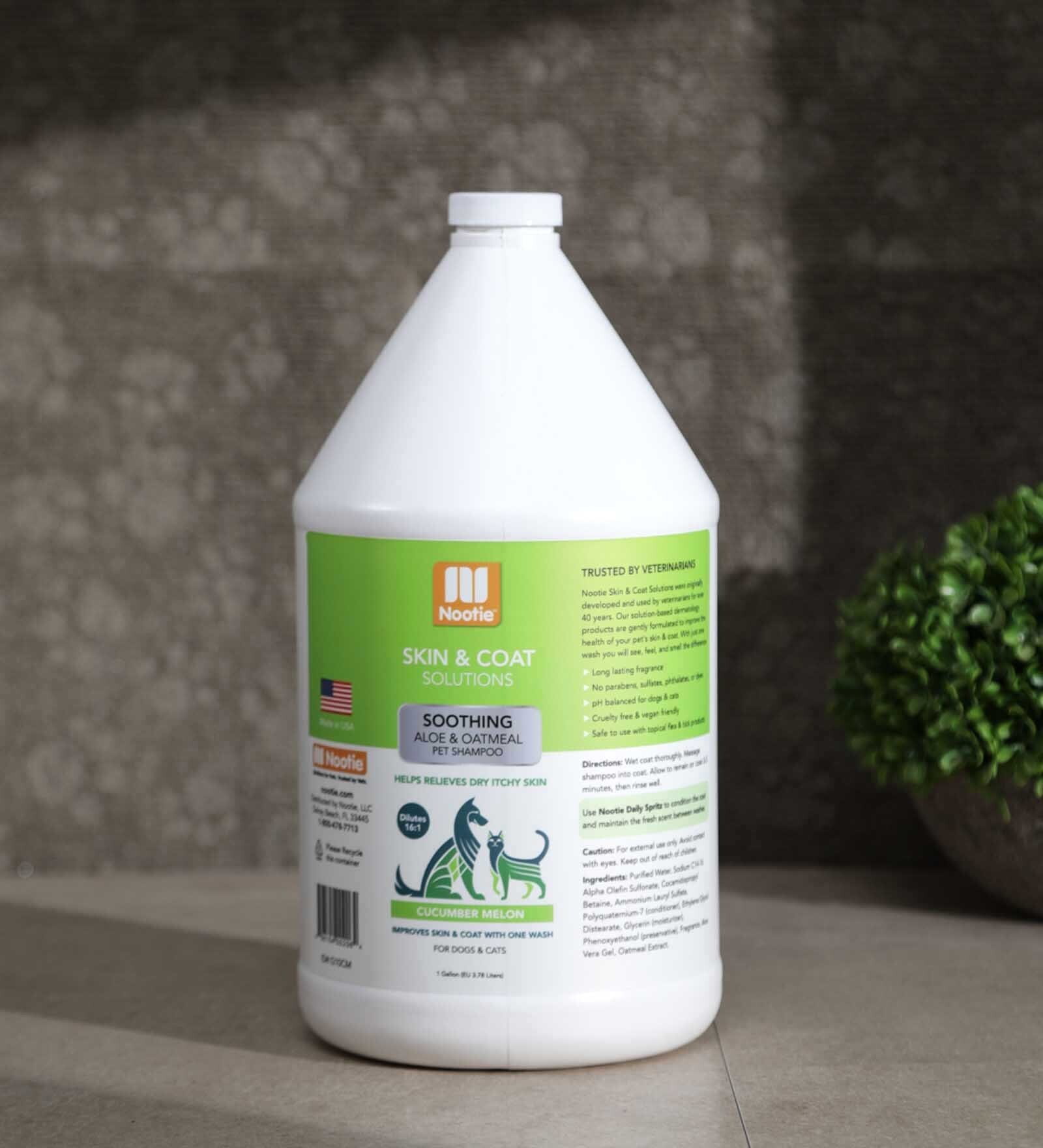 Image showcasing Buy Soothing Cucumber Melon & Aloe Vera Oatmeal 3.8 Ltrs Dog & Cat Pet ...