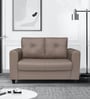 ARRA Dublin Fabric 2 Seater Sofa in Brown Colour