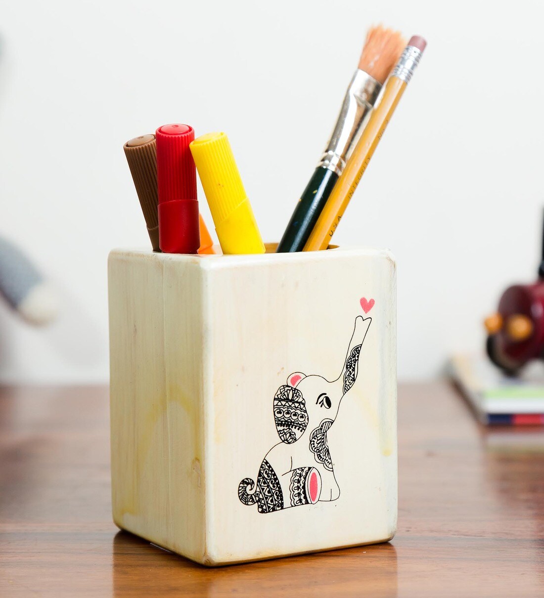 Buy Elephant Pen Stand by IVEI Online Pen Stands Table Organizers