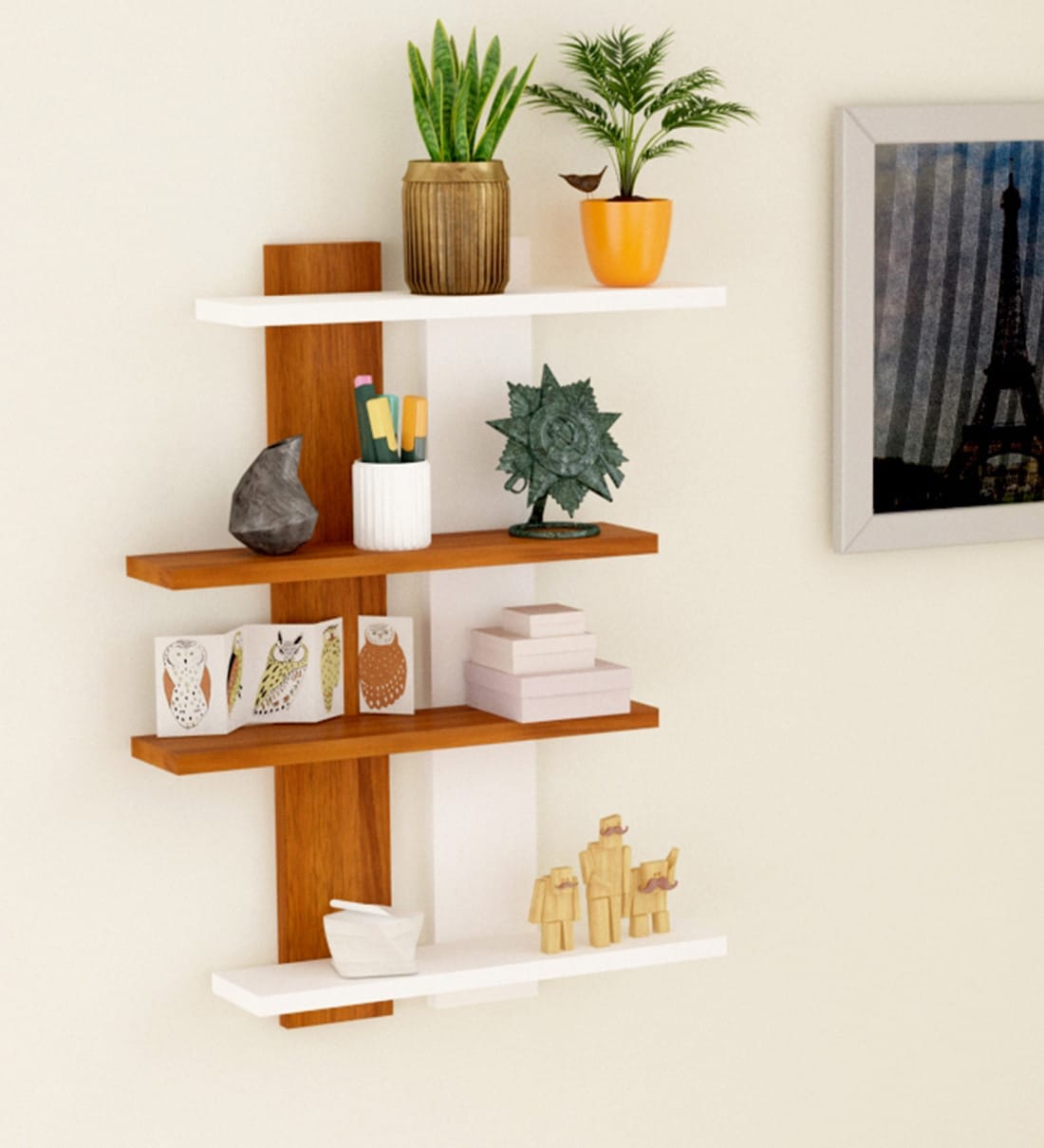 pepperfry wall shelves