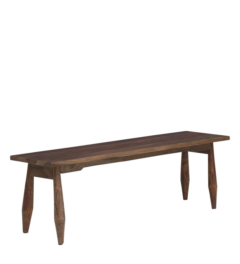 Buy Eris Solid Wood Bench In Sheesham Stone Finish By Woodsworth
