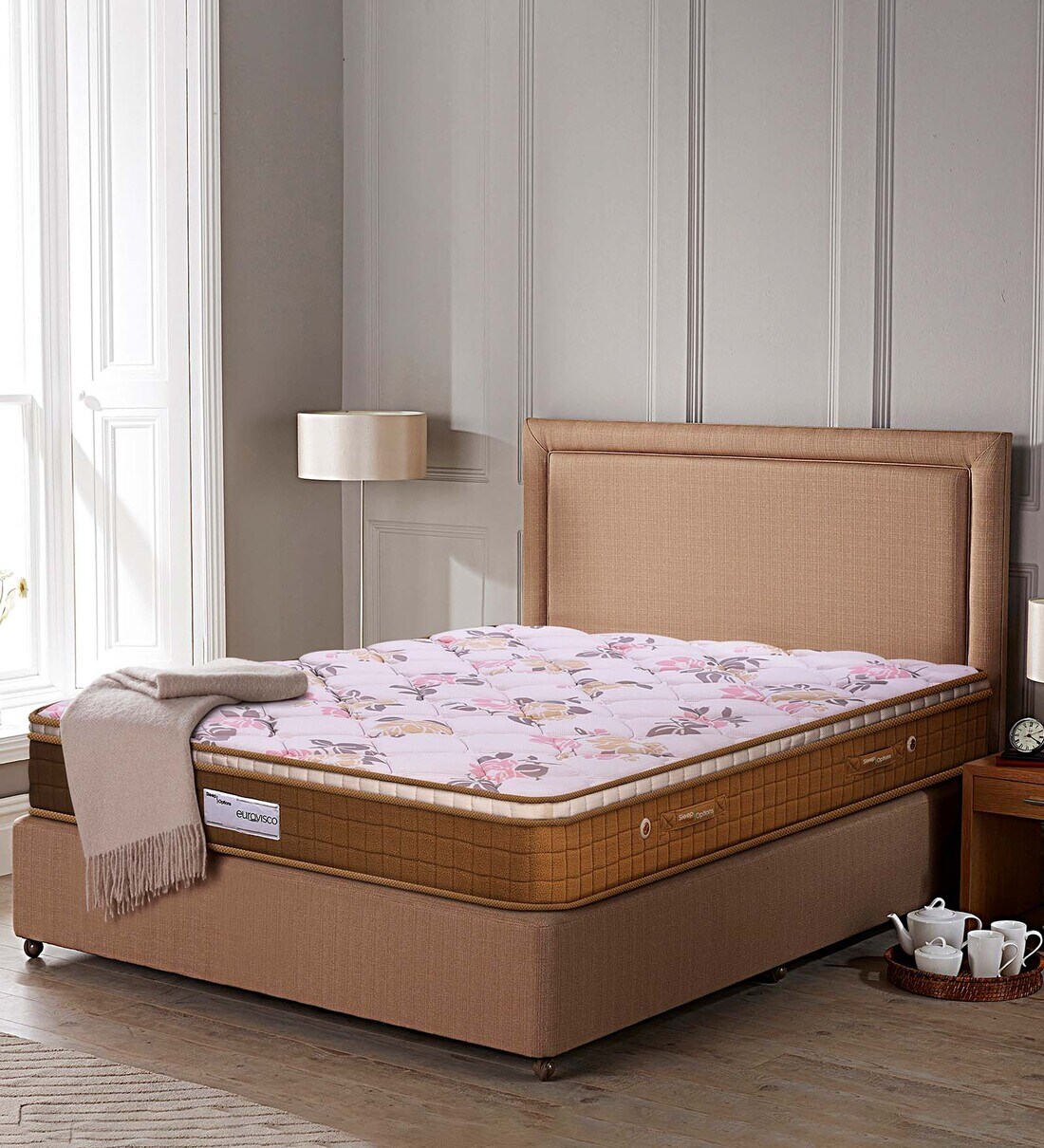 Buy Eurovisco 9 inch Pocketed Spring Queen Size Mattress at 10 OFF by