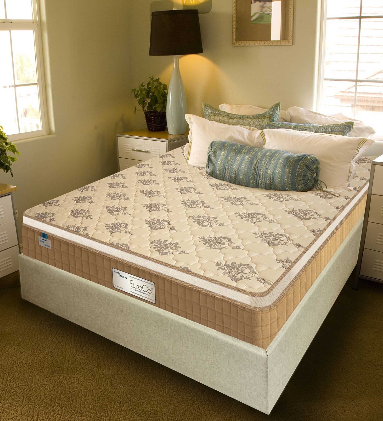 Buy Eurocoil 9 inch Pocketed Spring Queen Size Mattress Online Queen