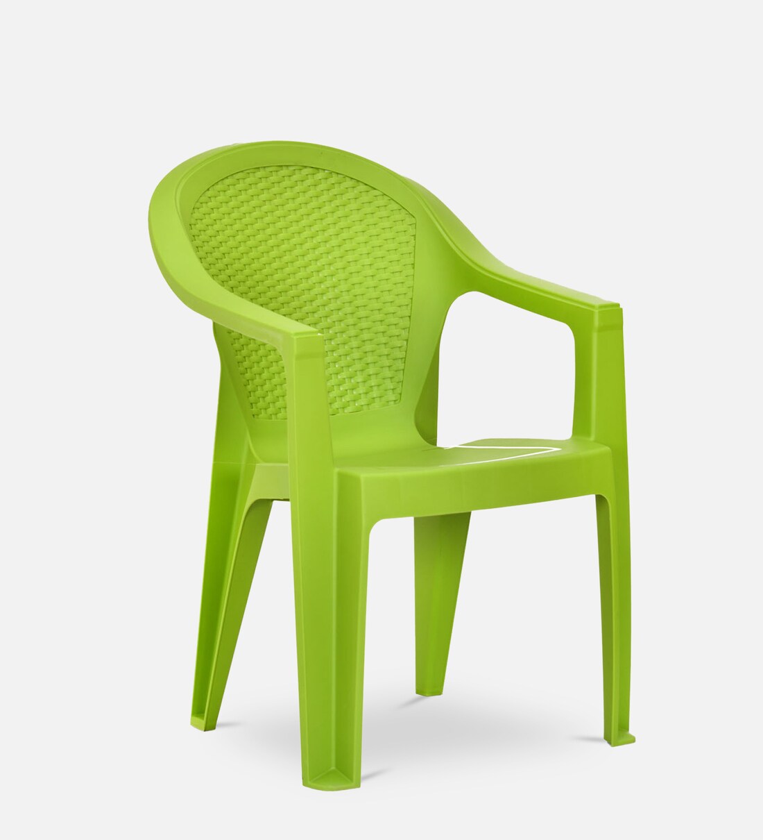 Buy Exotica Plastic Chairs in Green Finish (Set Of 2) Online Plastic