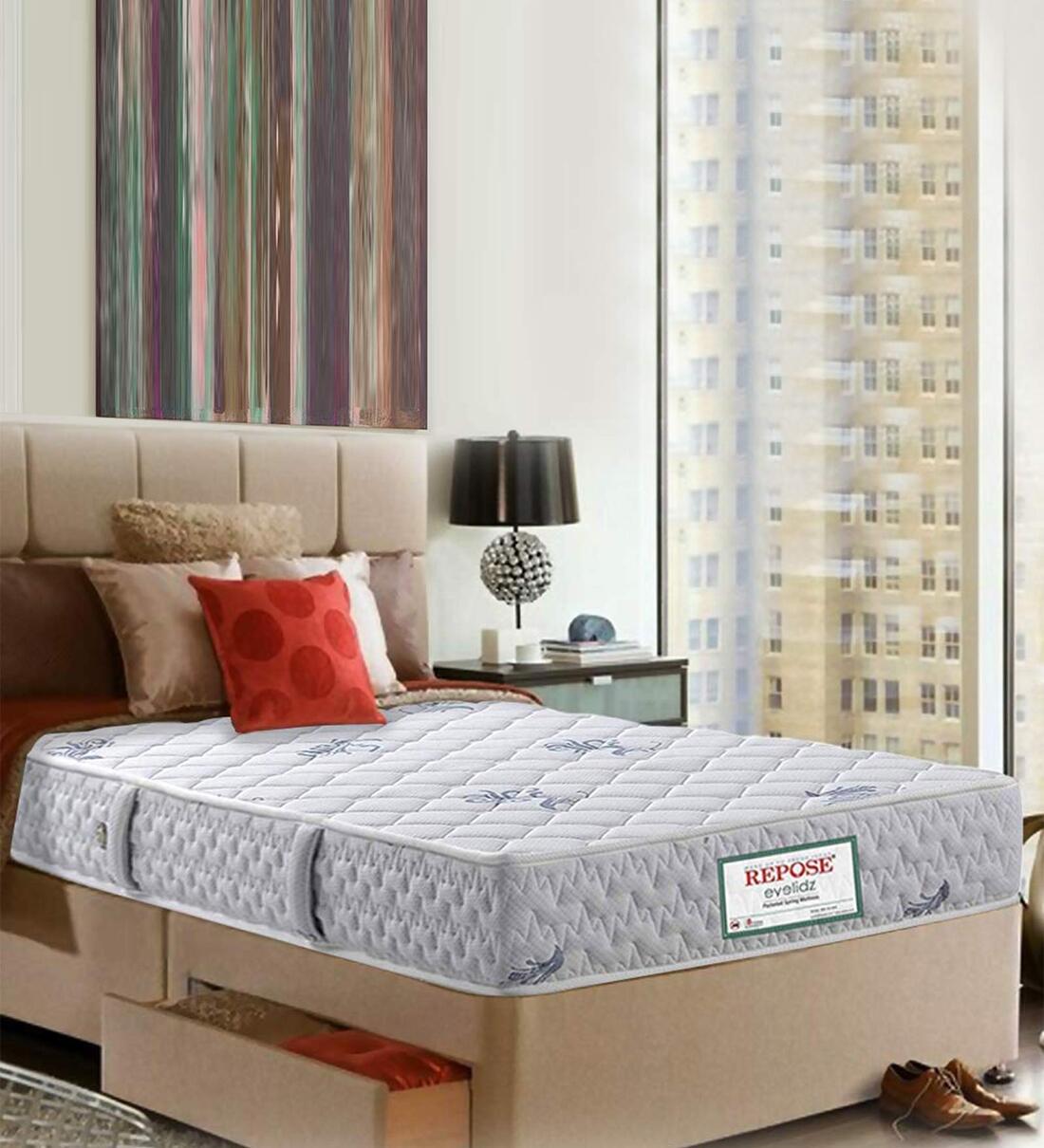 Buy Eyelidz 6 inch Pocketed Spring Queen Size Mattress at 100 OFF by