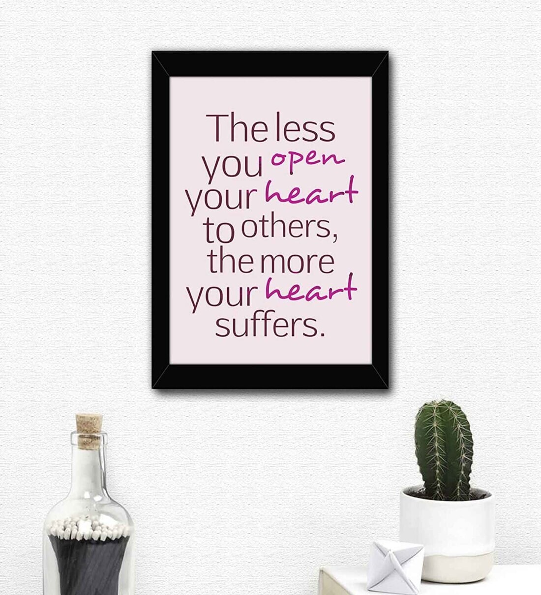 Buy Fabric Inspirational Quote Frame Art Print By Tied Ribbons at 38 OFF by Tied Ribbons