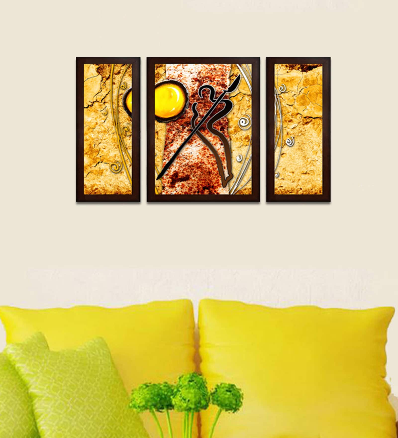 Buy Figurative Art MDF Set of 3 Wall Art Print by Wens at 37 OFF by