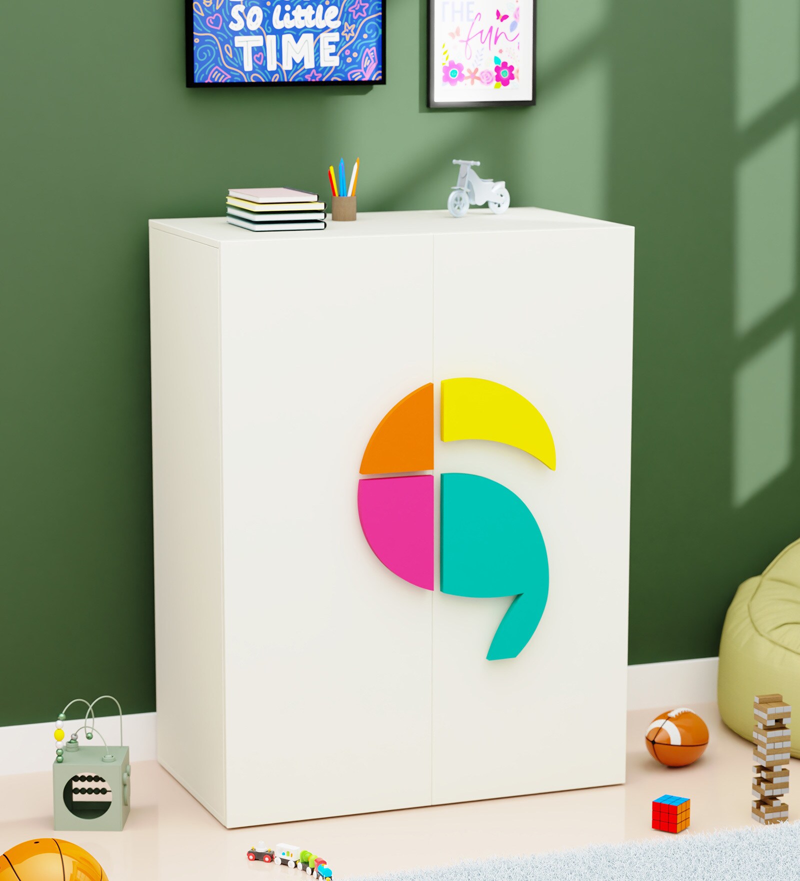 Ditto Storage Buy Fly Away Kids Storage Cabinet in White Colour at 20% OFF by Ditto ...