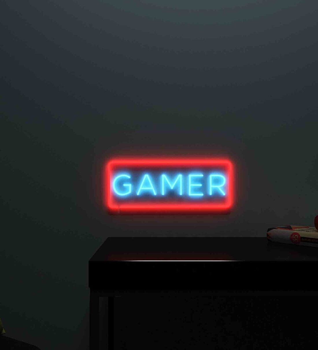 Buy Gamer Neon LED Light at 25% OFF by WallMantra | Pepperfry