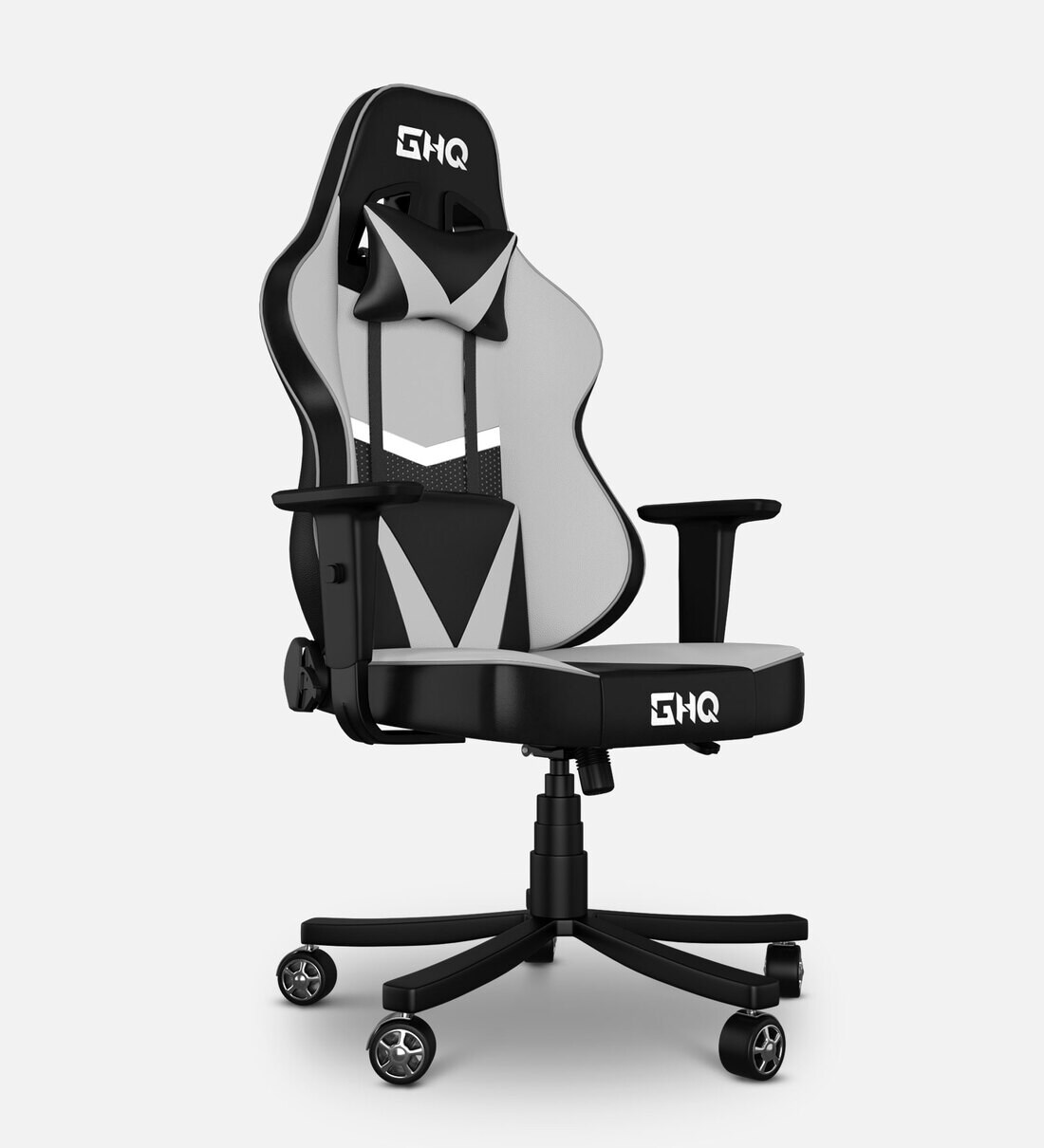Buy Sega Gaming Chair in Black and Light Grey Colour by Gaming HQ