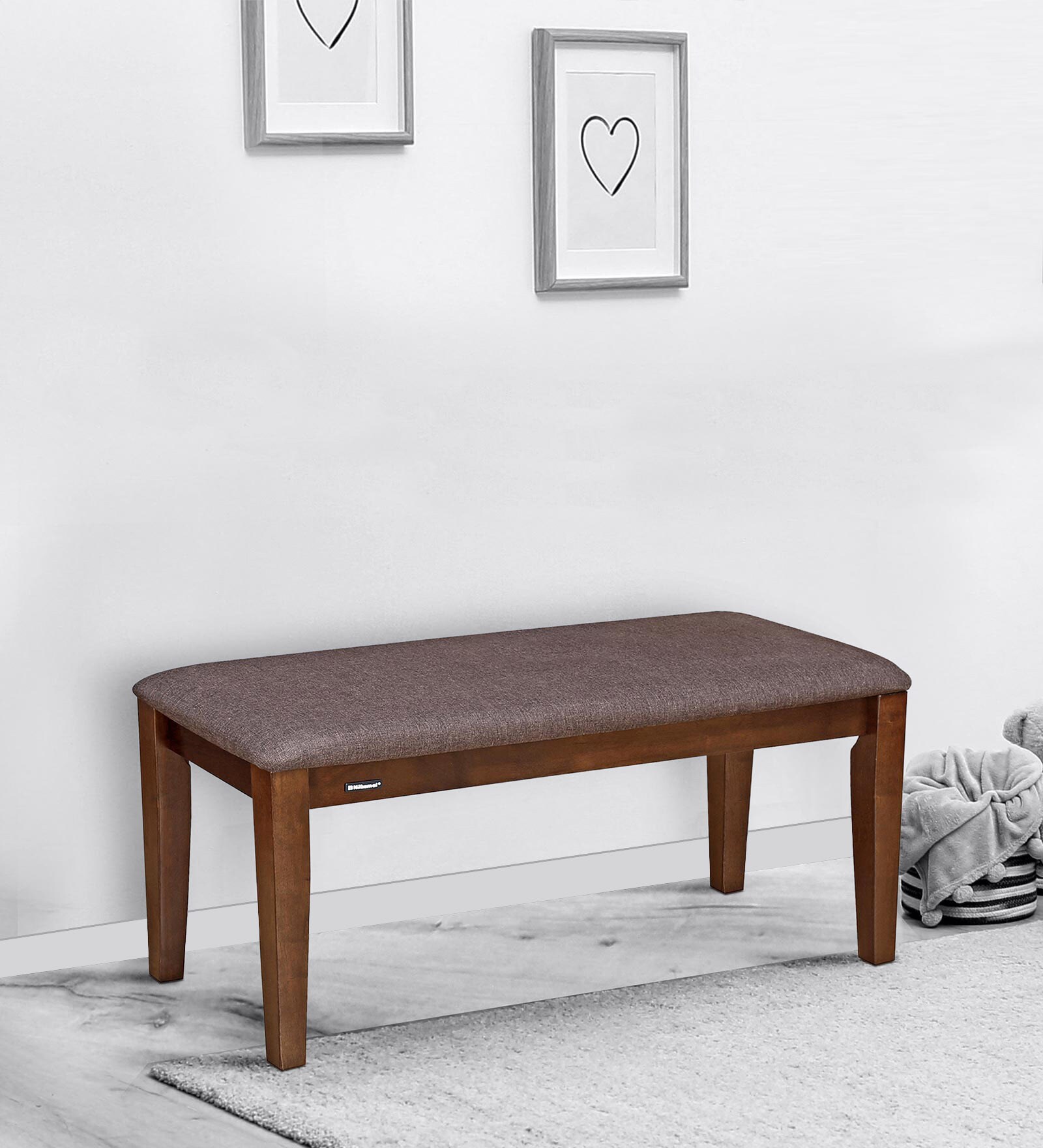 Buy Garnet Solid Wood Bench in Wenge Colour Online - Benches - Benches ...