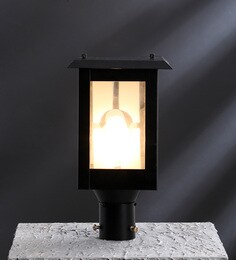 modern gate post lights