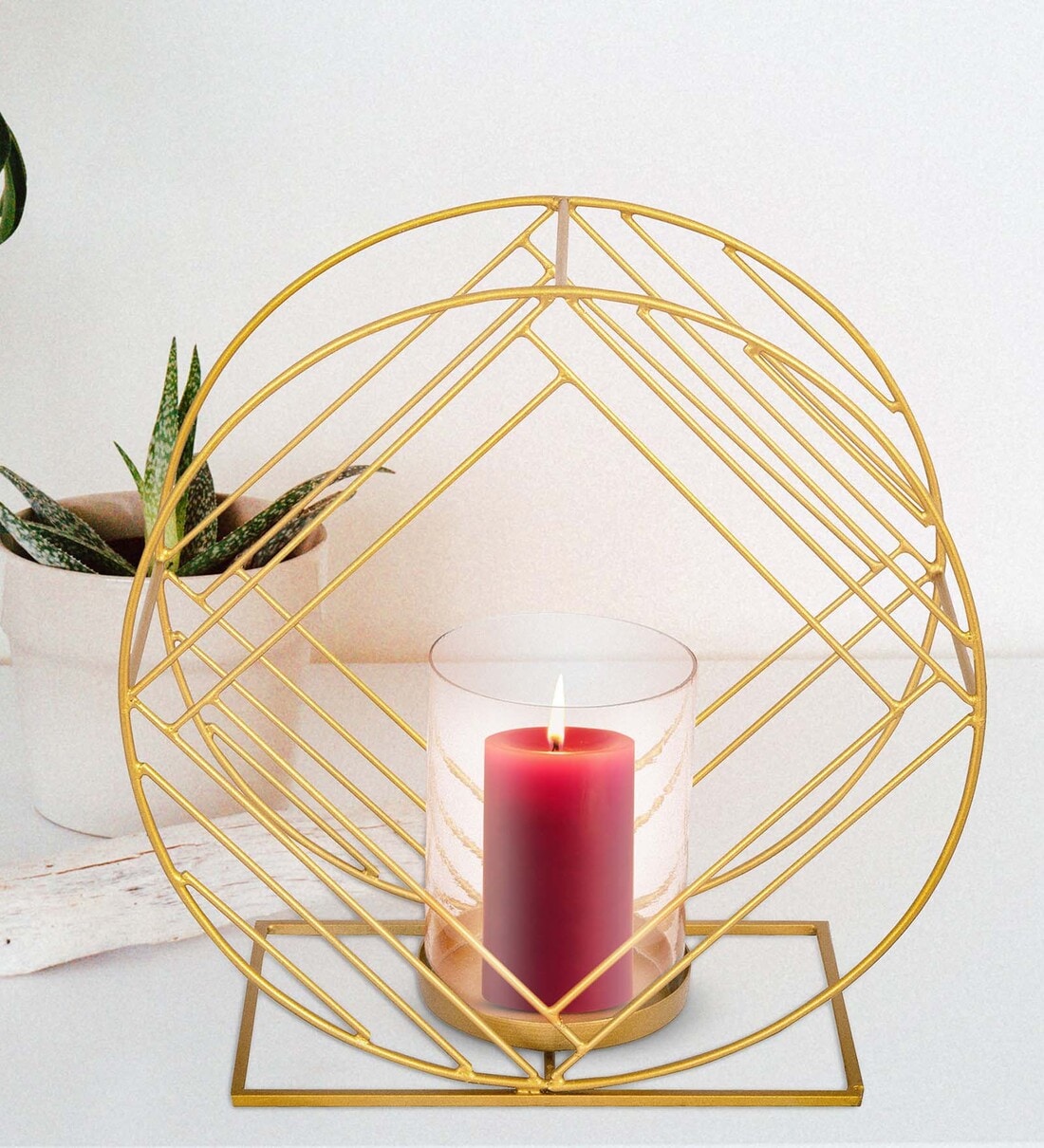 Buy Gold Table Metal Candle Holder Online Candle Holders Candle Holders Home Decor