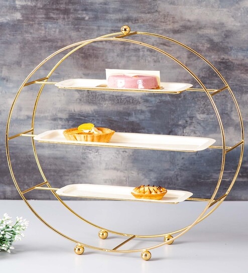 Aura Buffet Organizer - Gold