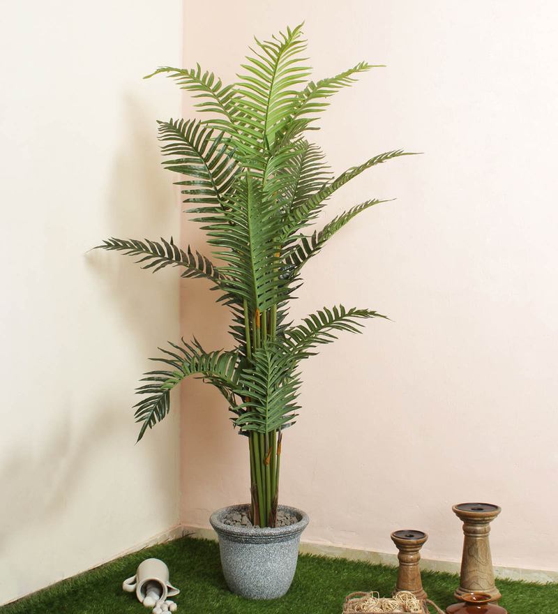 Buy Green Pvc Synthetic Artificial Fine Green Maple Tree By