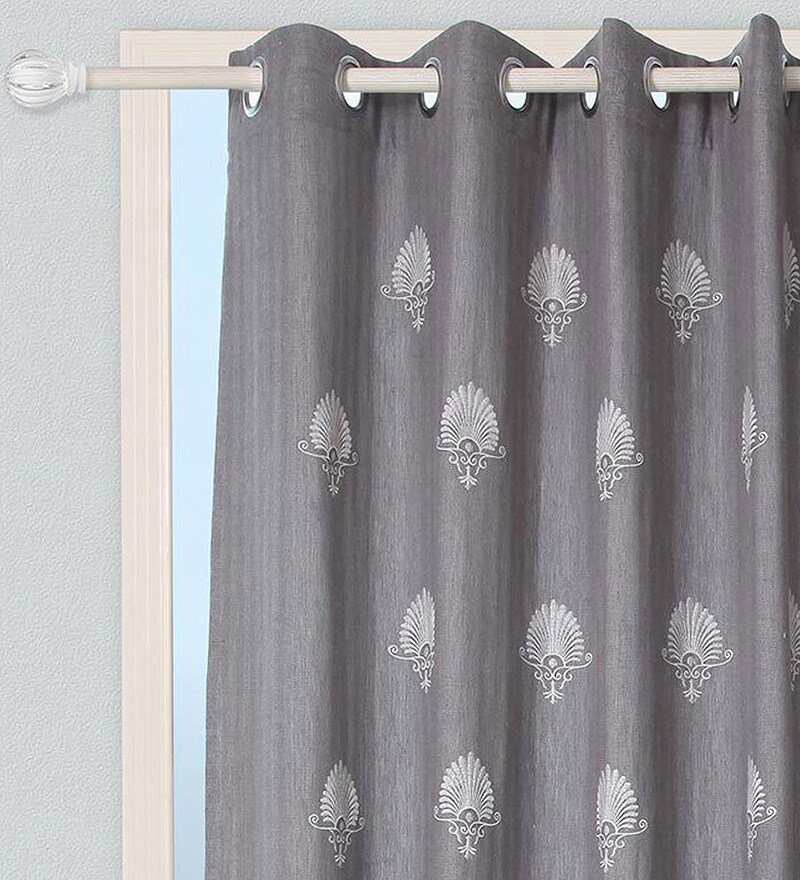 Buy Lushomes Multicolour Cotton 90 X 54 Inch Basic Printed Door
