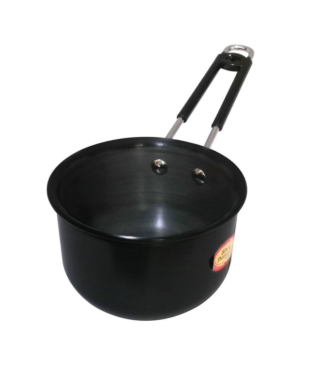 Buy Brent 800ml Hard Anodised Black Aluminium Sauce Pan at 22 OFF by