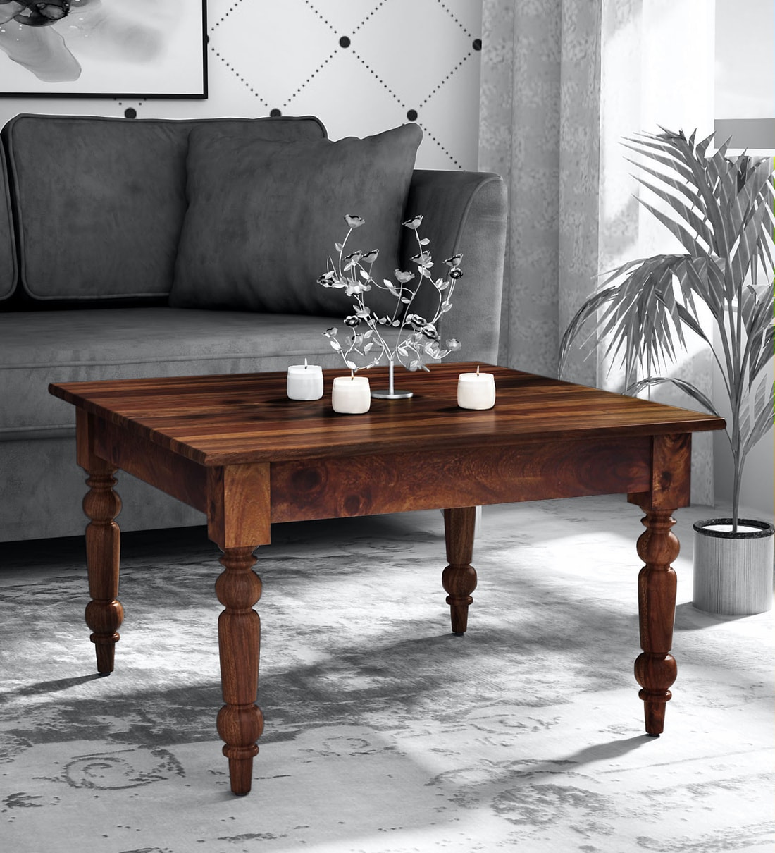 Buy Harleston Sheesham Wood Coffee Table In Provincial Teak At Off By Amberville From