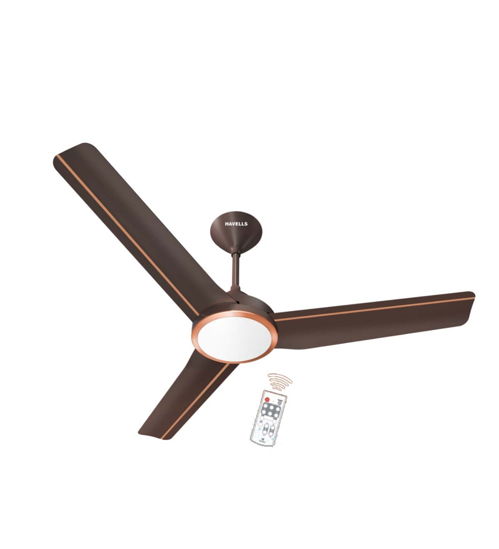 Buy Havells Trinity Underlight 1200mm Ceiling Fan (Dusk LT Copper