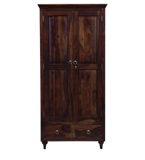 Buy Harleston Solid Wood 2 Door Wardrobe In Provincial Teak Finish