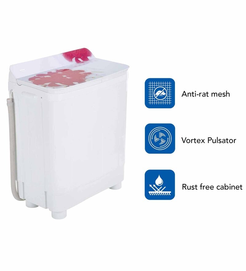 haier washing machine 8.5 kg semi automatic