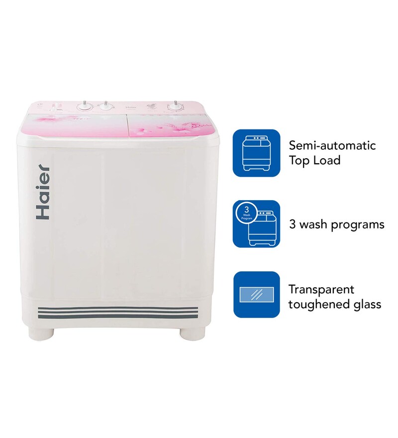 haier washing machine semi automatic 9 kg