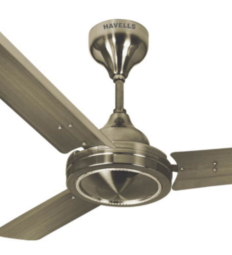 Buy Havells Fabio Platinum Ceiling Fan Antique Brass Online Ceiling