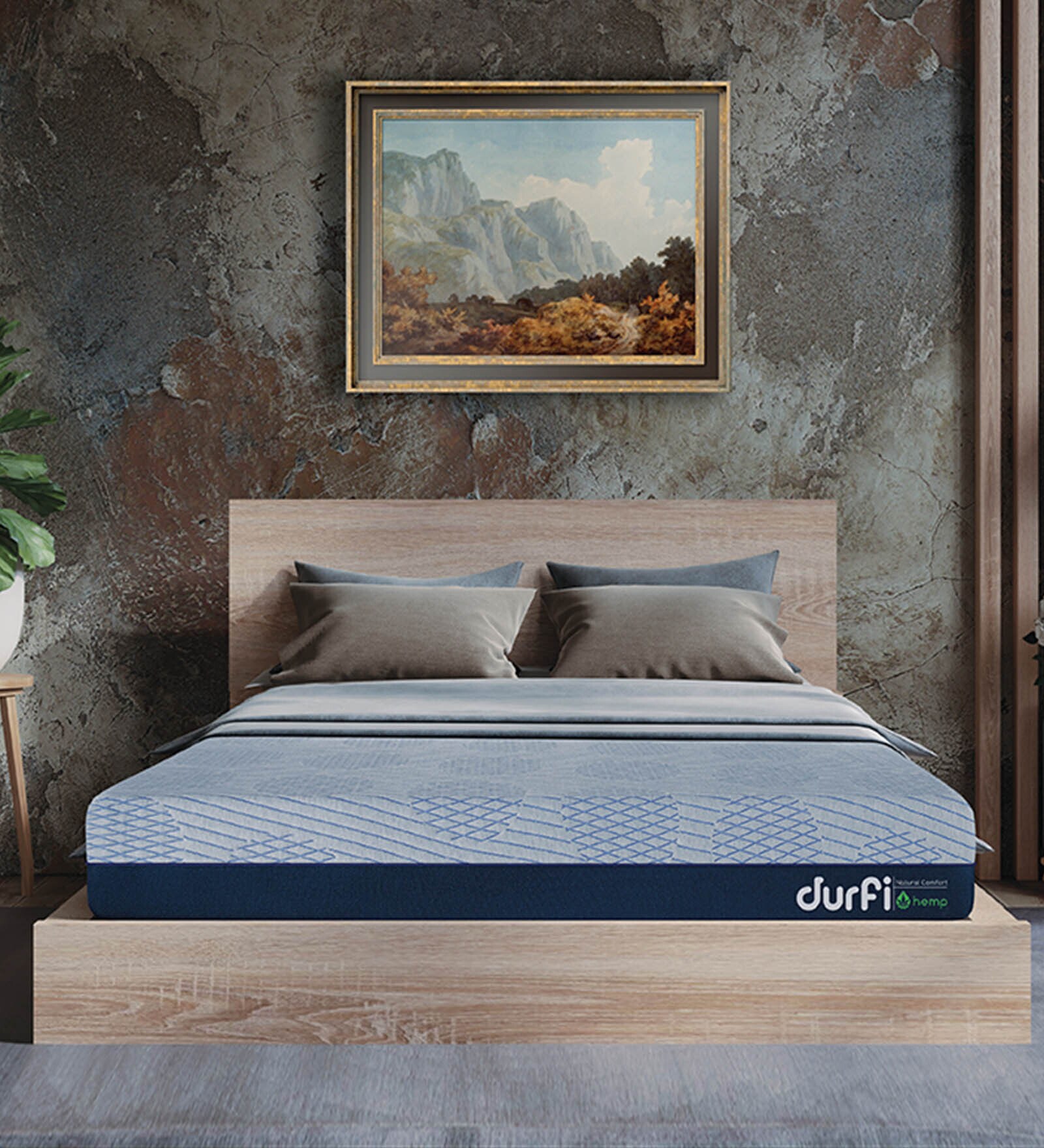 Buy Hemp Organic Orthopedic 8 inch Memory Foam King Size Mattress Online King Size Foam