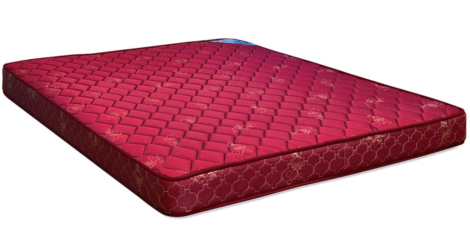 Buy Horizon King Size Bonnell Spring Mattress in Maroon Colour by
