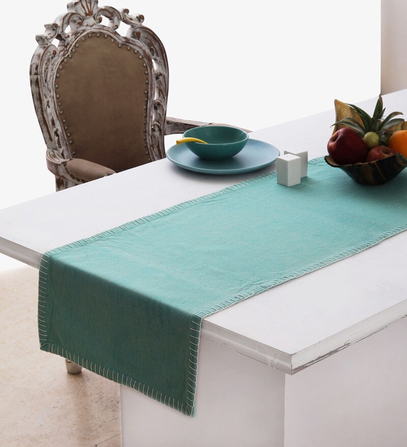 Buy Cotton 88x15 Table Runner By Home Boutique Online