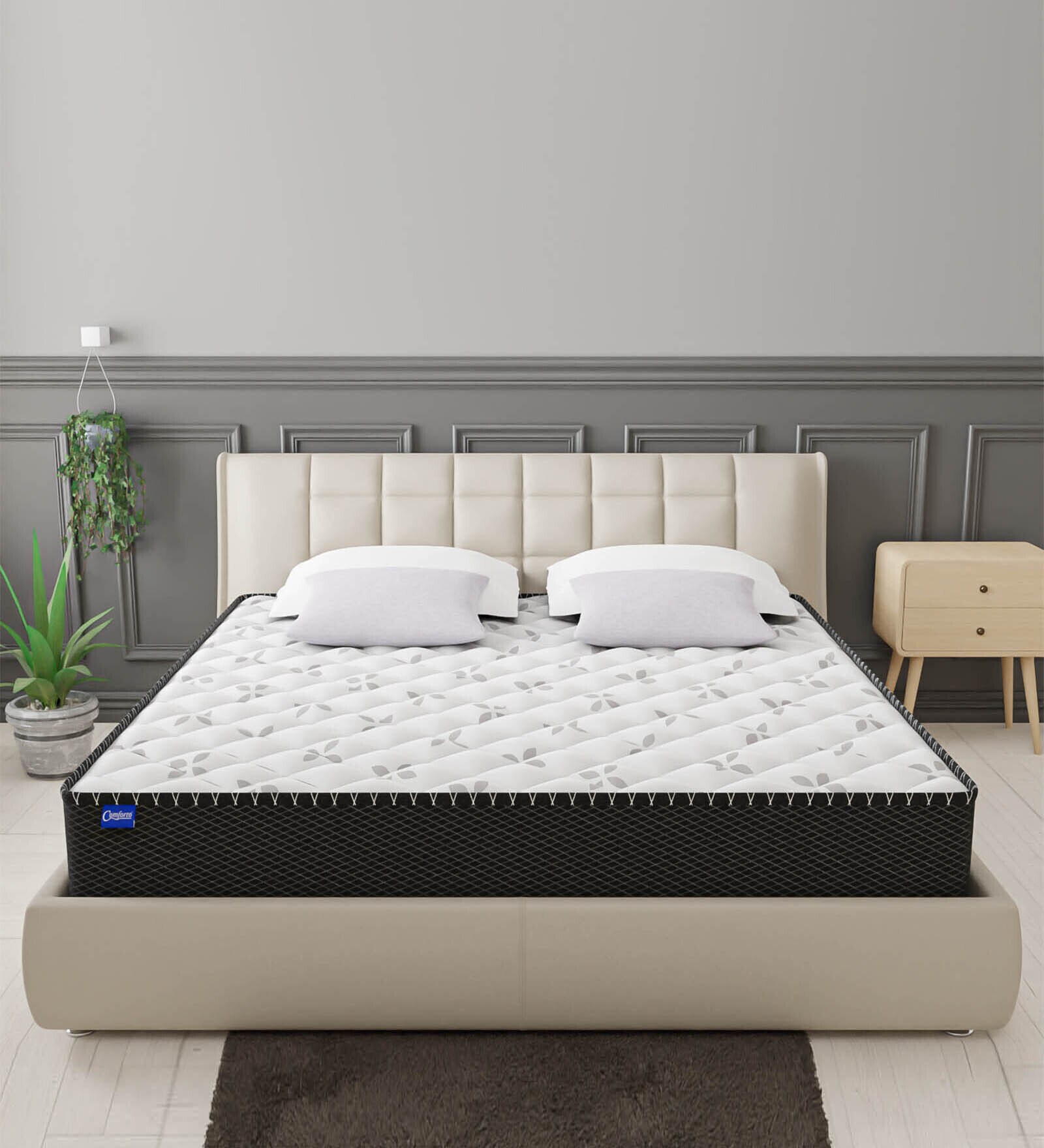 Buy Hybrid Orthopedic 10 inch Pocketed Spring King Size Mattress with