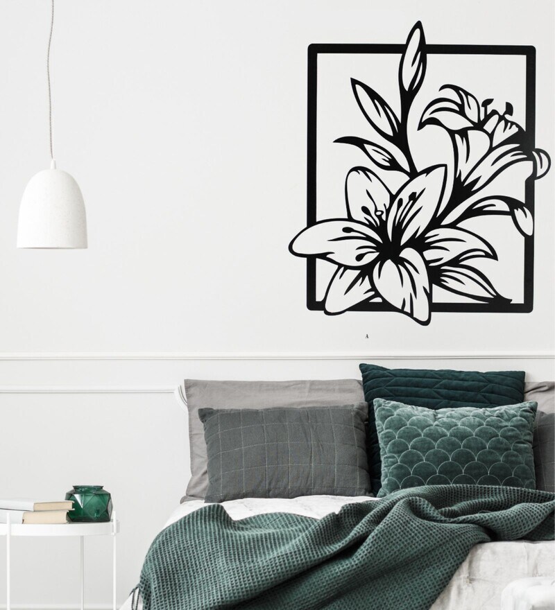 black colour painting on wall