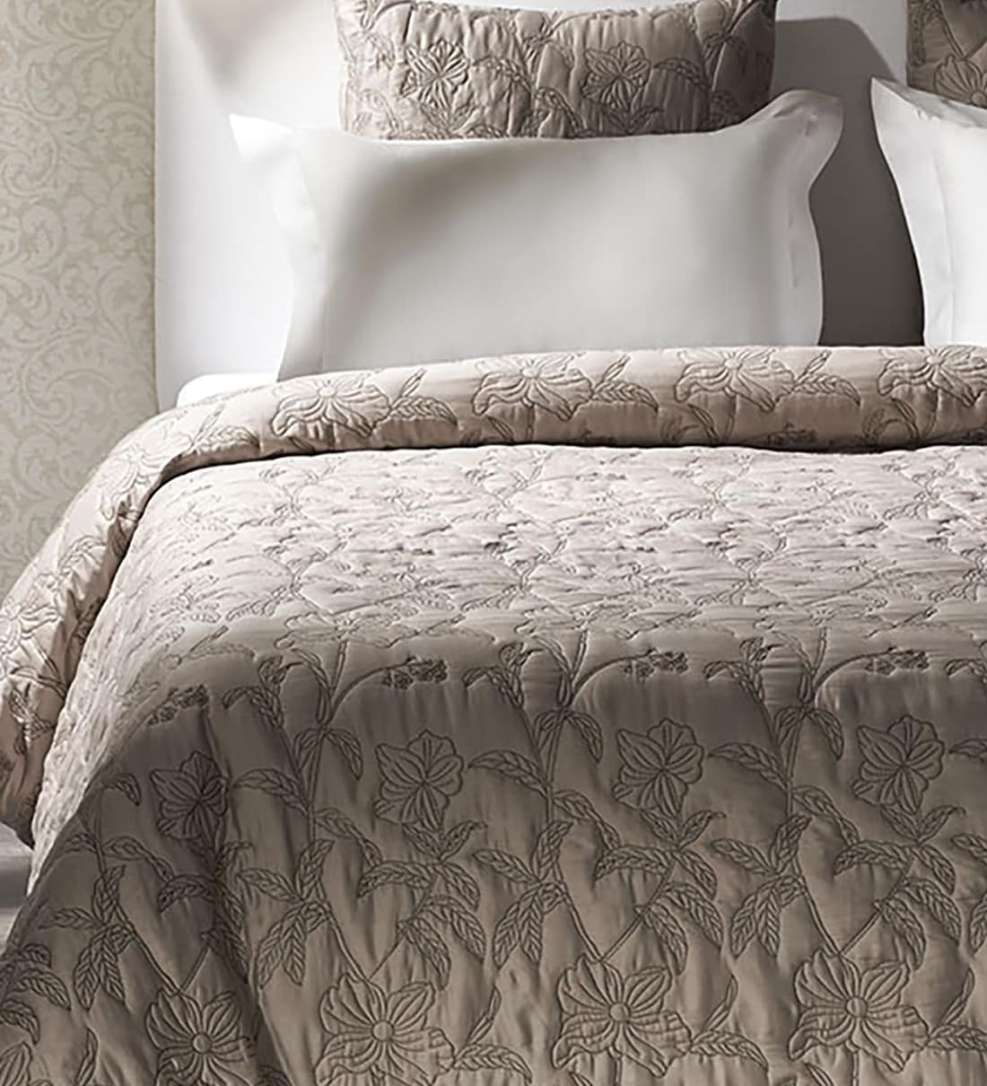 Buy Impression Collection Cotton 210 TC King Size Bed Cover With 2 Sham