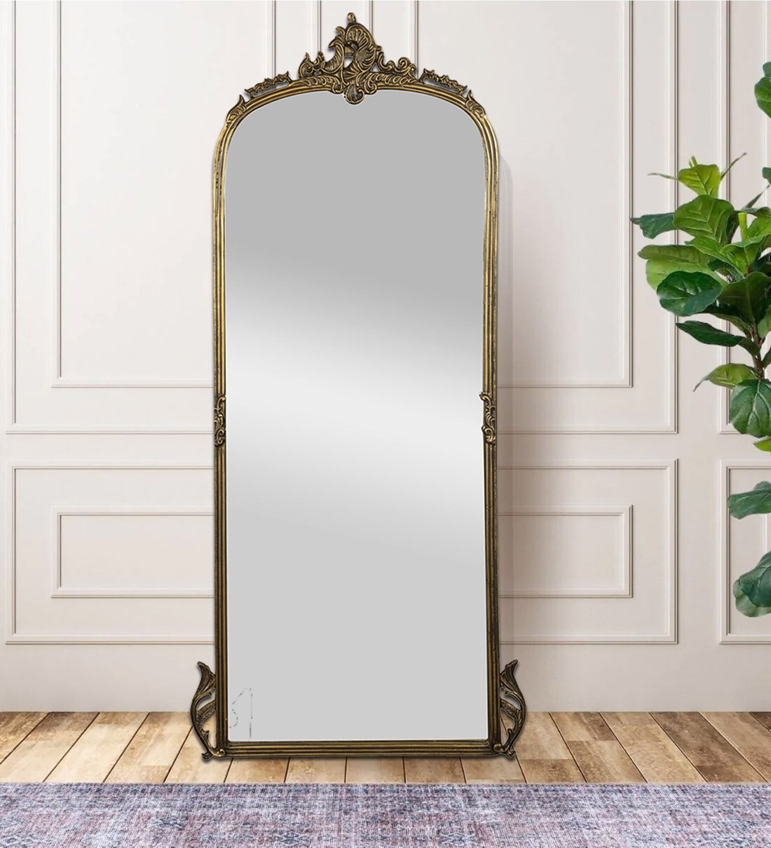 Buy Gold Iron Full Length Mirror at 23 OFF by Corsica Designs Pepperfry